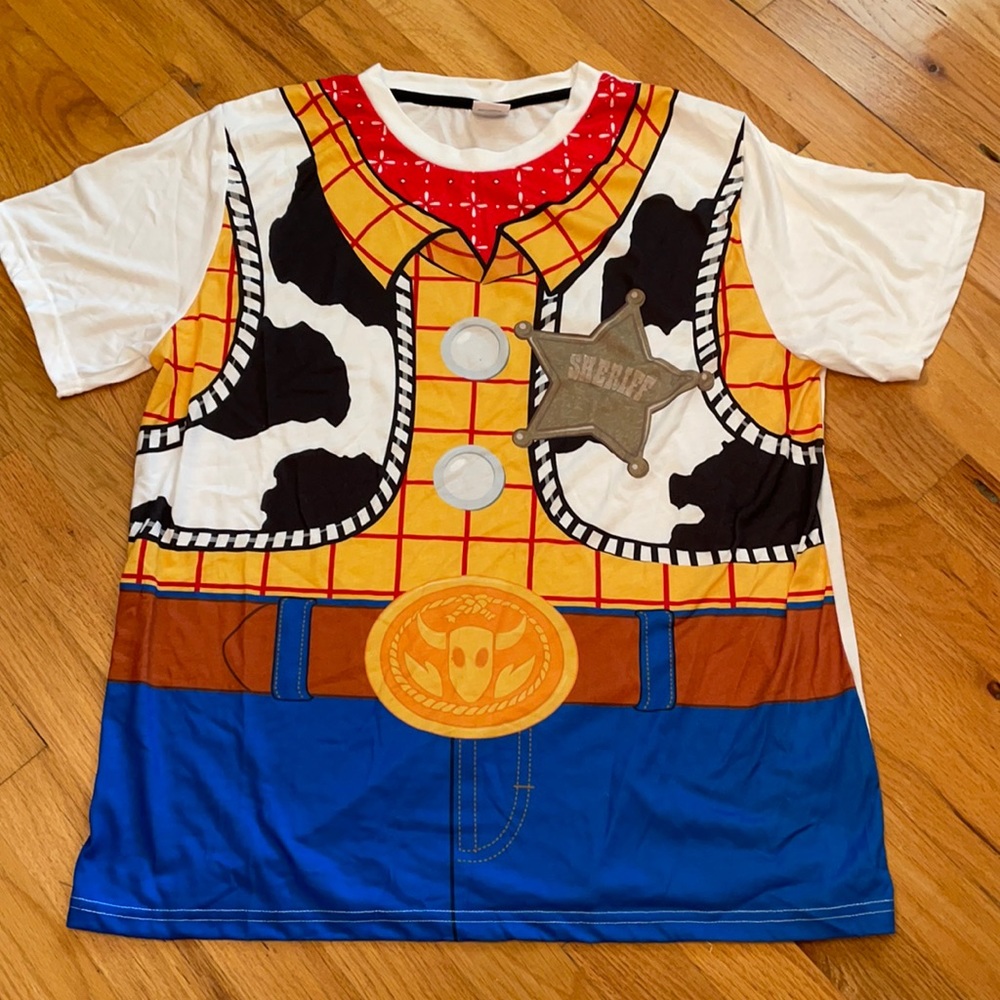 Disney’s Toy Story Woody Shirt. Men’s XL. Short Sleeve  GUC